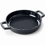Enameled Cast Iron Grill Pan, 11"