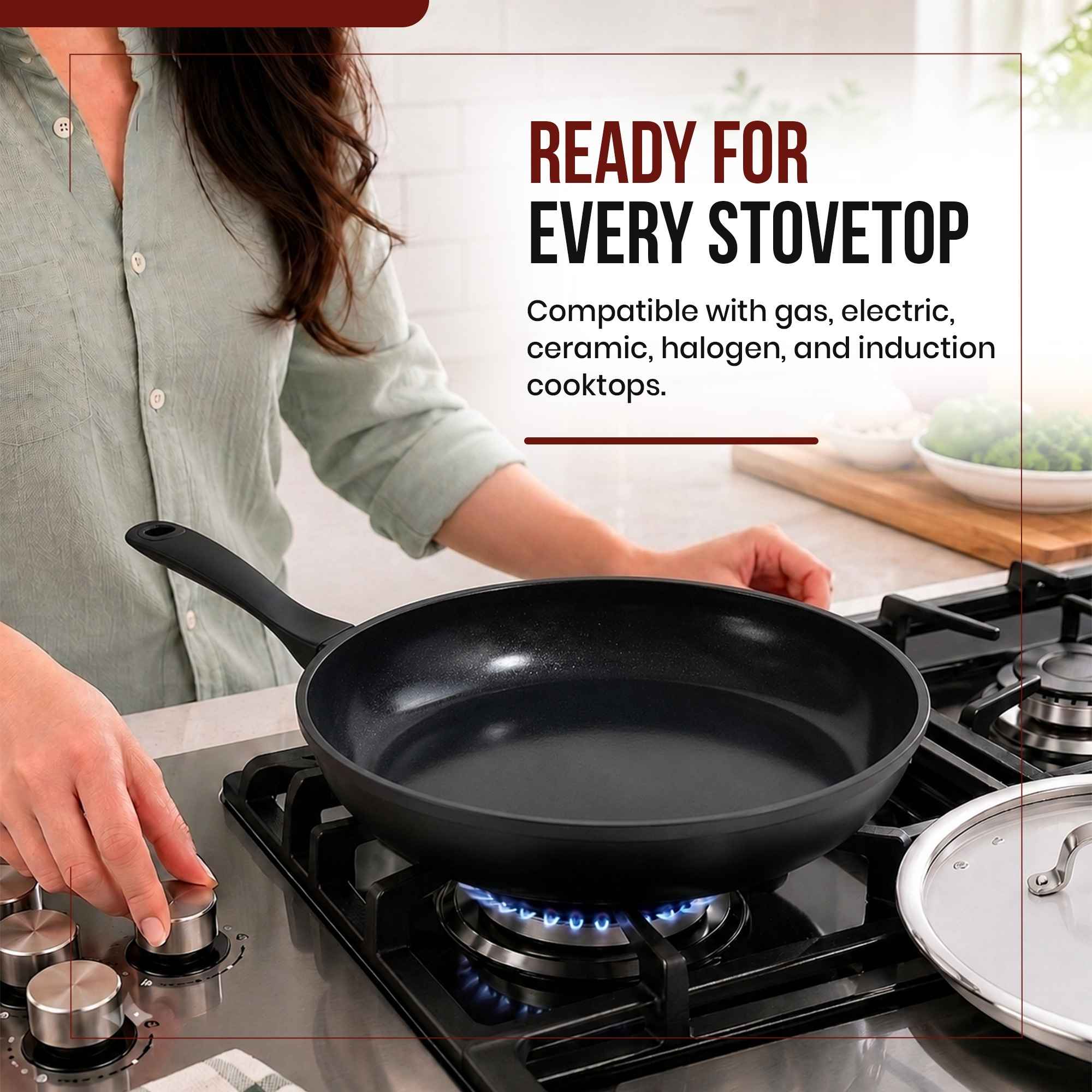 Ceramic Nonstick Frying Pan