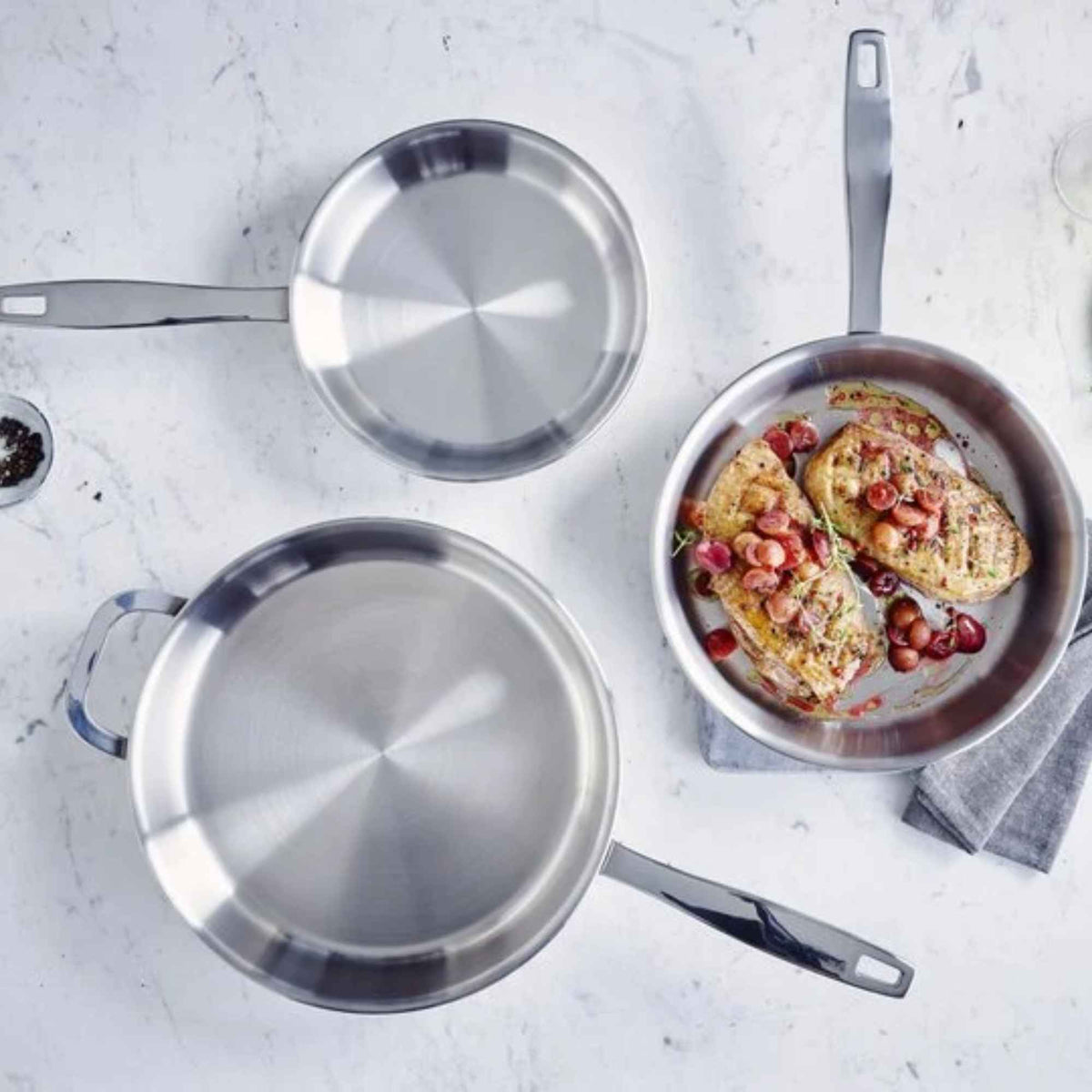 5-Ply Stainless Frying Pan