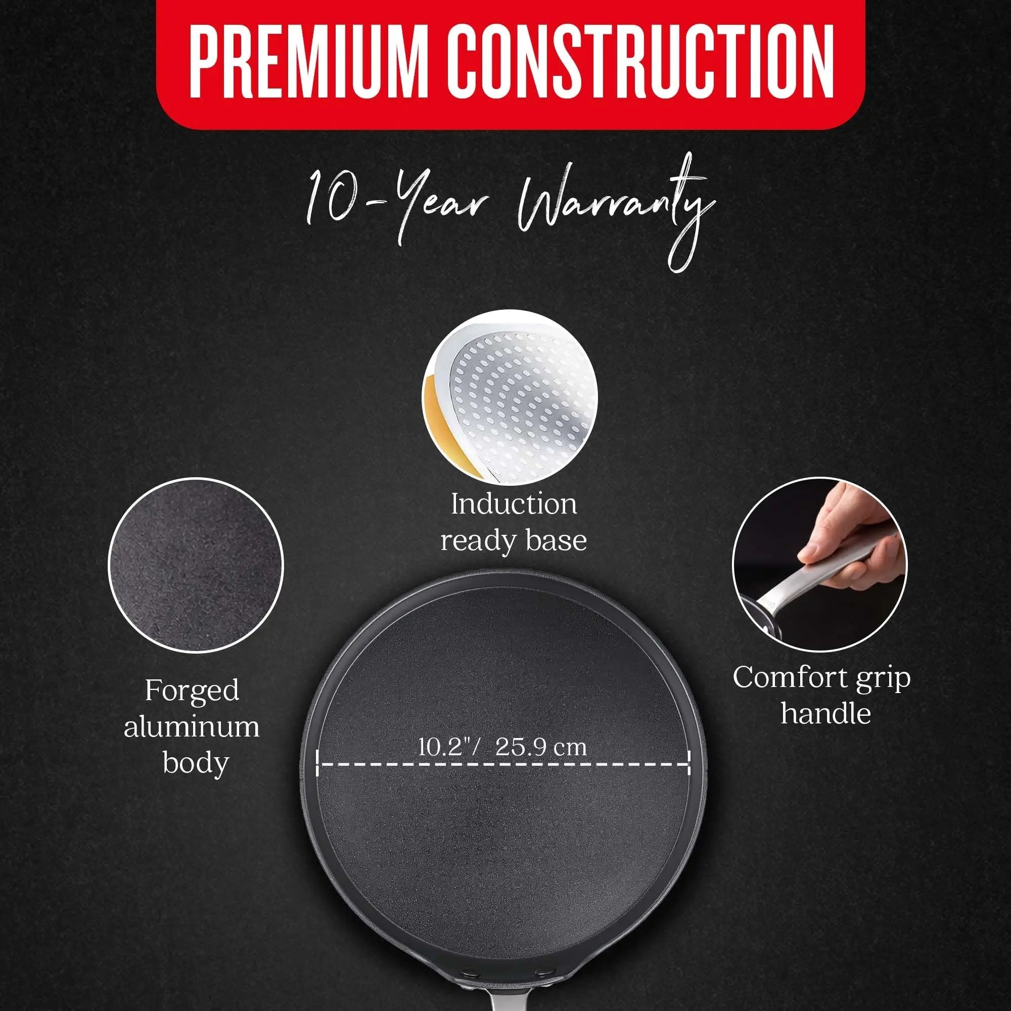 Crepe & Egg Pan — 10"| Alva Cookware