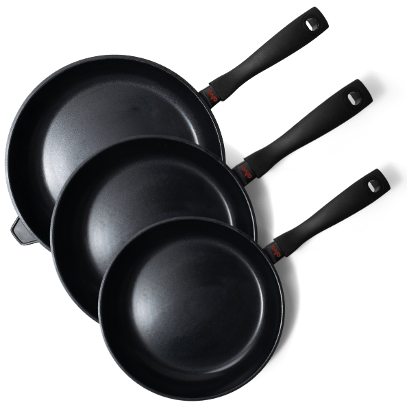 Energy 3 - Piece Nonstick Frying Pan Set - Alva Cookware