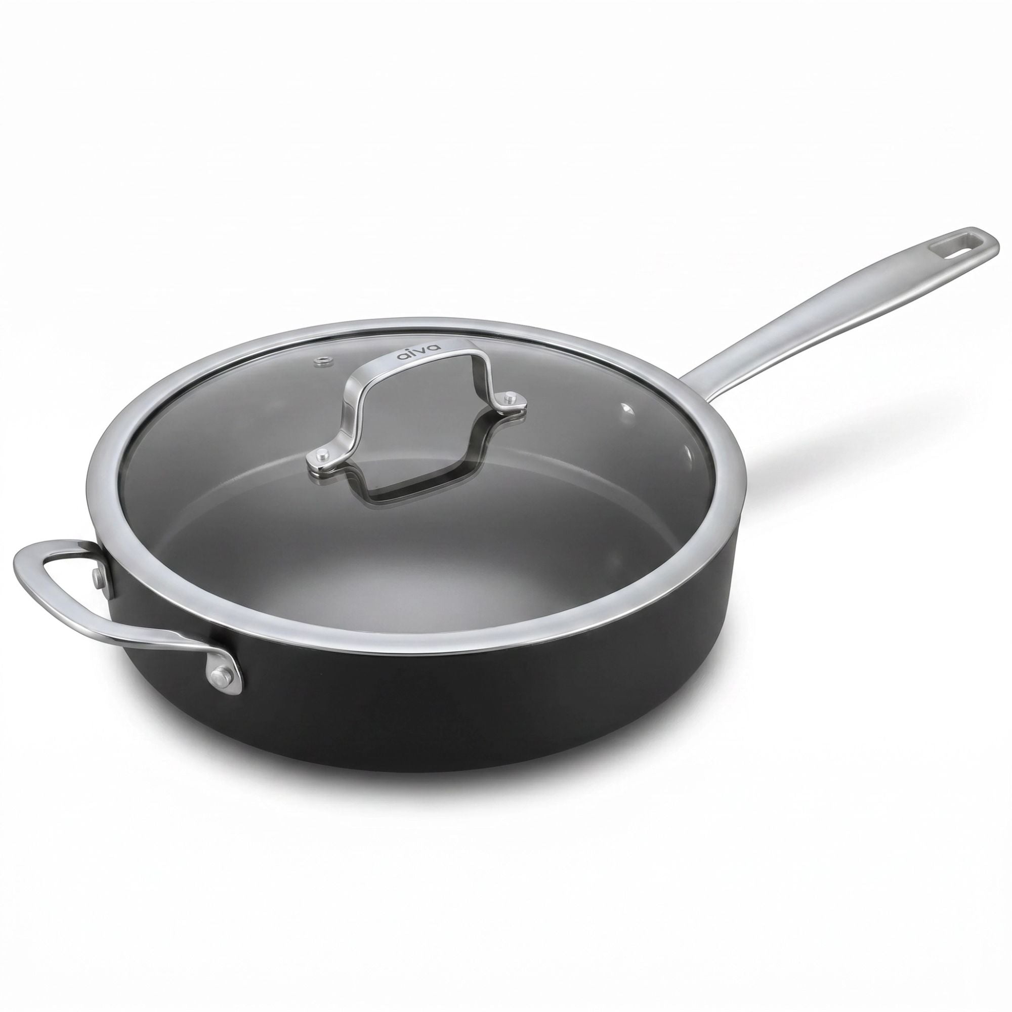 Alva Maestro ceramic nonstick four-quart sauté pan with lid