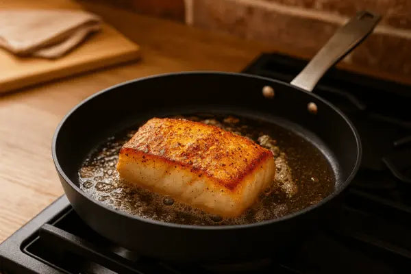 Easy Pan Fried Fish with Lemon Butter - Alva Cookware