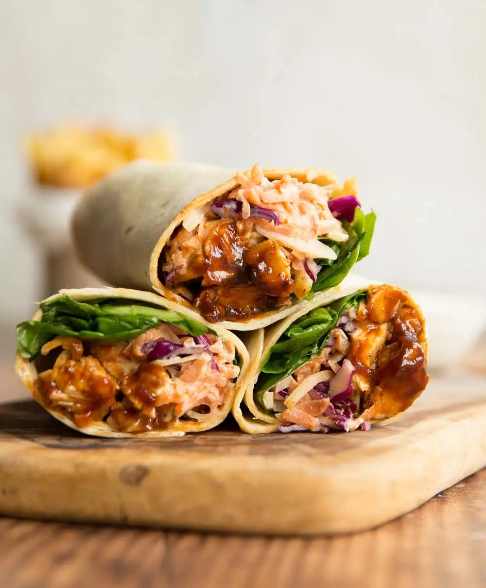 Honey BBQ Chicken Wraps - Alva Cookware