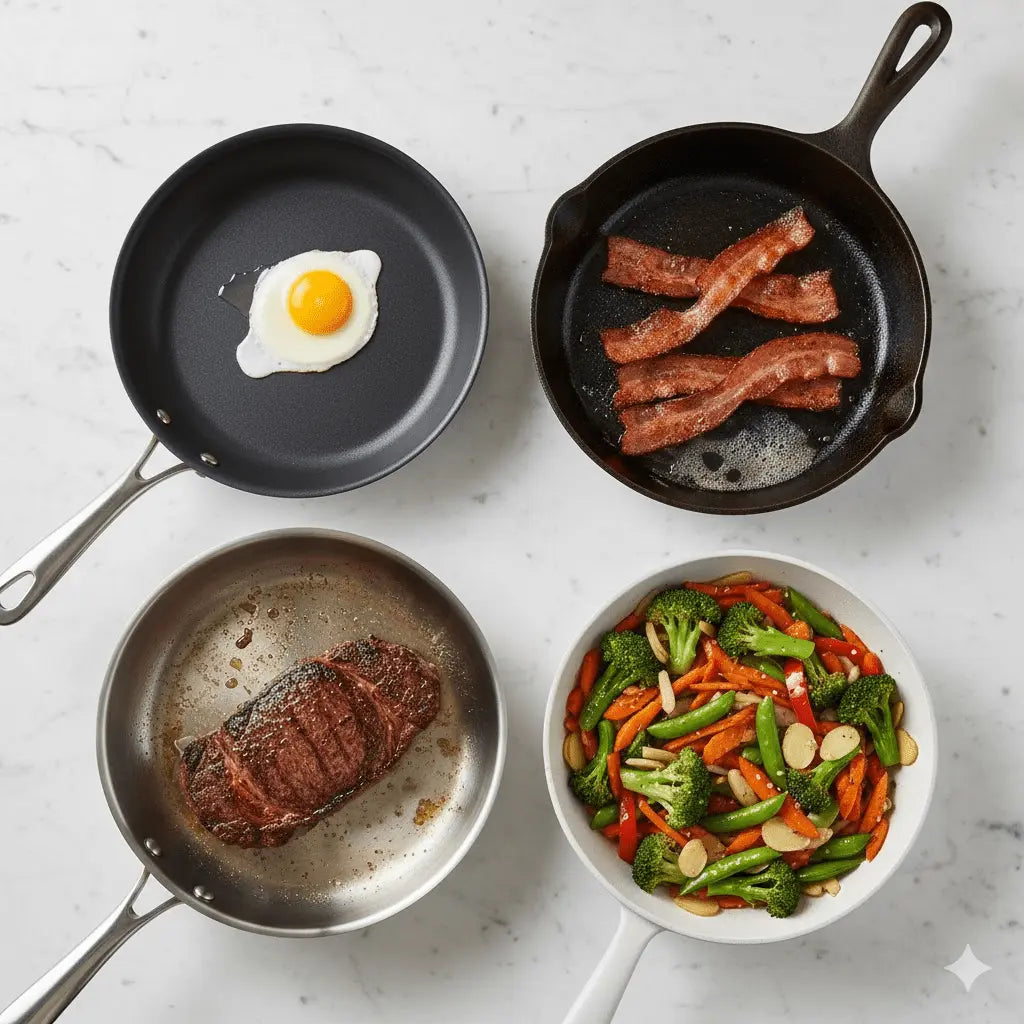 Nonstick Cookware vs Other Cookware: Which Type Is Best - Alva Cookware