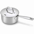 3-qt stainless saucepan
