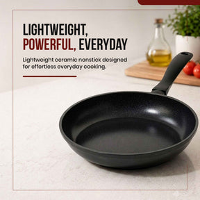 Alva Energy lightweight ceramic nonstick frying pan on a countertop