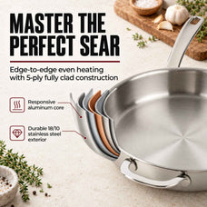5-Ply Stainless Frying Pan