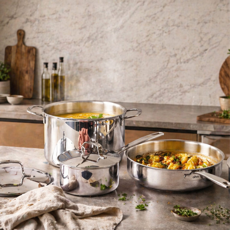 Caring for stainless steel cookware