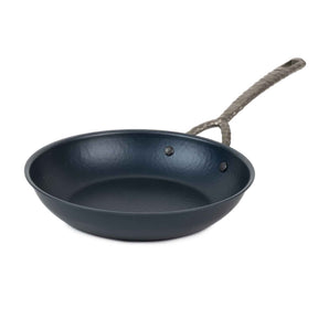 Alva Artist hammered carbon steel frying pan on white
