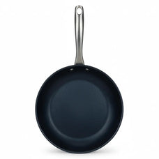 Alva Black Angus carbon steel frying pan top view