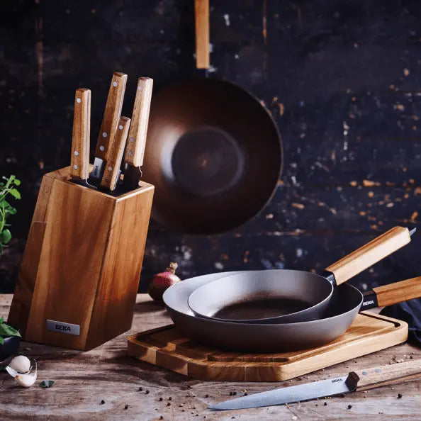 Forest 4 - Piece Carbon Steel Cookware Set - Alva Cookware
