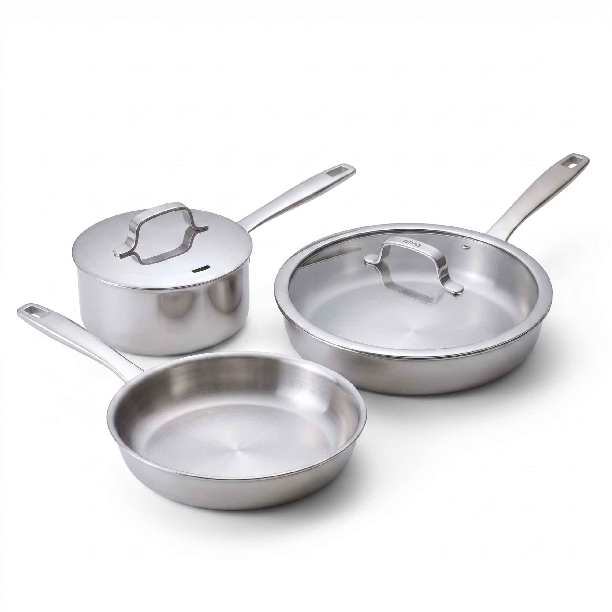 Stainless Steel Cookware Set, 5-Piece
