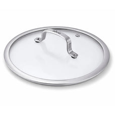 Alva Maestro tempered glass lid with stainless steel handle
