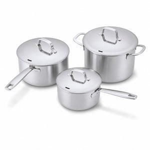 5-Ply Stainless Pot Set, 6-Piece