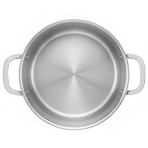 Alva stainless steel stock pot interior and helper handles