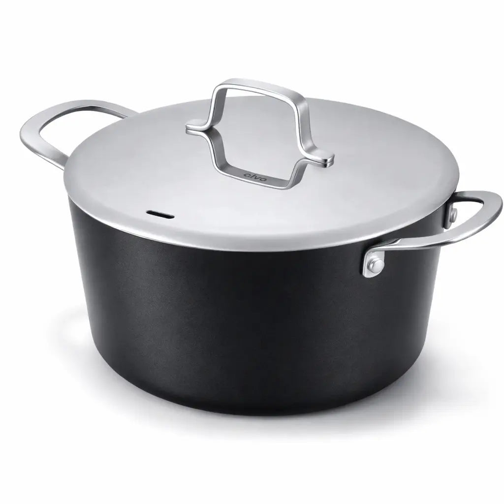 Alva Maestro ceramic nonstick 4.5-quart stock pot with lid