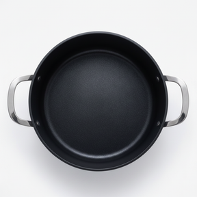 Alva Maestro ceramic nonstick stock pot interior top view