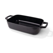 Alva Nori enameled cast iron roasting pan on white