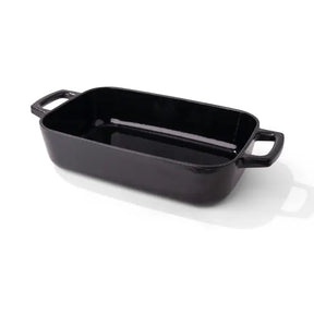 Alva Nori enameled cast iron roasting pan on white