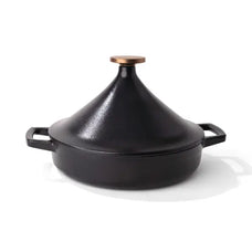 Alva Nori enameled cast iron tagine on white