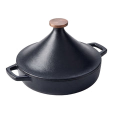 Alva Nori three-quart enameled cast iron tagine on white